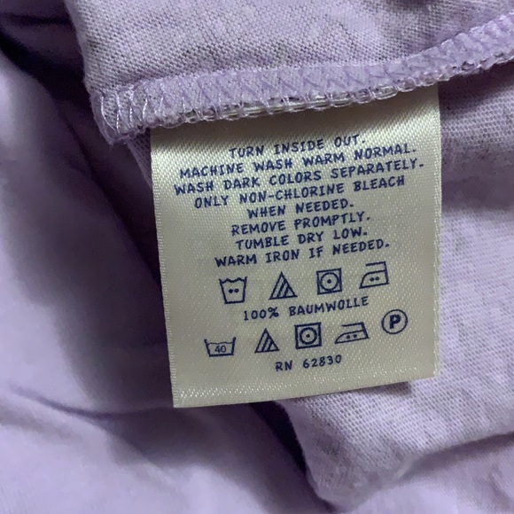 Lavender white floral print skort- Lands’ End Girl’s size 6 - Picture 7 of 7